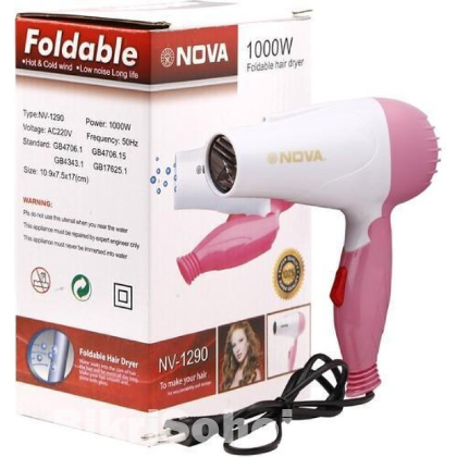 Nova foldable hair dryer